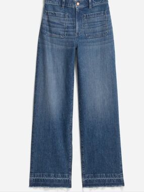 Emmett Wide-Leg Jean: Let Down Hem Edition In Archbald Wash
